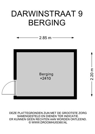 Floorplan - Darwinstraat 9, 1433 BV Kudelstaart